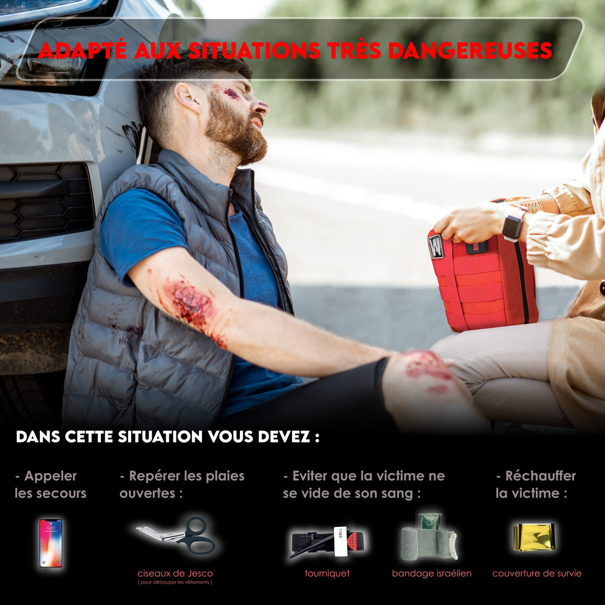 Trousse de secours complète XXL
