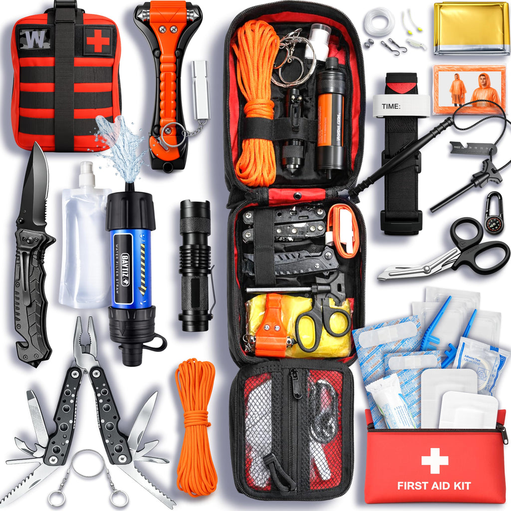 Kit de survie complet + trousse de secours