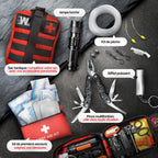Kit de survie complet + trousse de secours