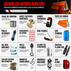 Sac de survie complet XXL