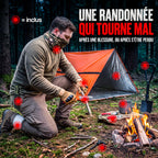 Sac de survie complet noir