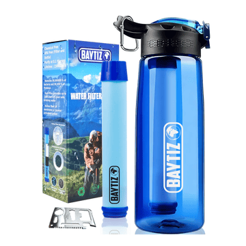 Gourde Filtrante Bleue