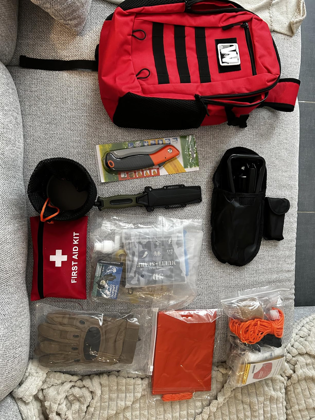 Avis client Sac de survie complet