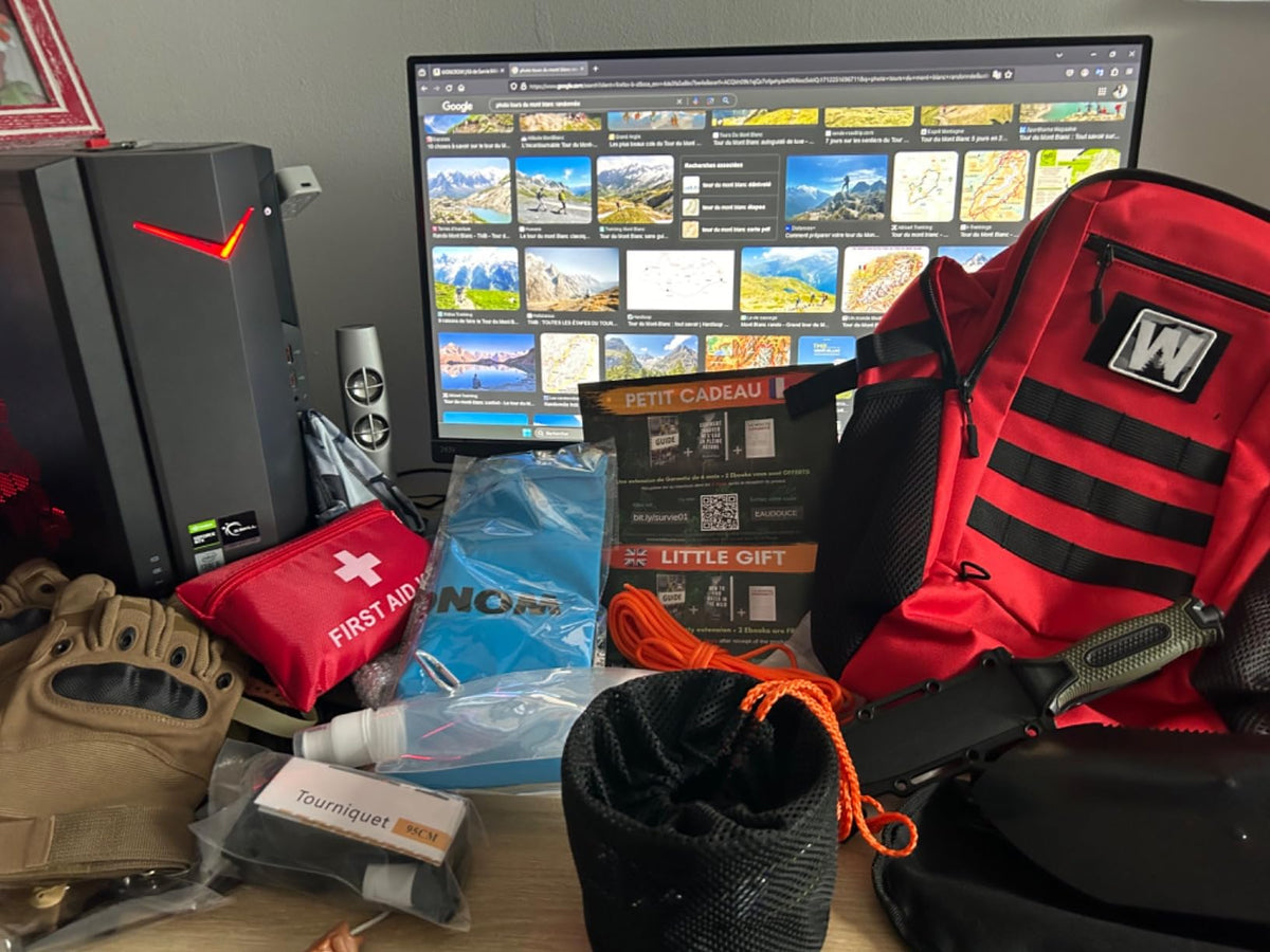 Avis client Sac de survie complet
