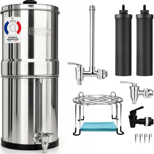 Filtre à eau par gravité Baytiz et ses accessoires