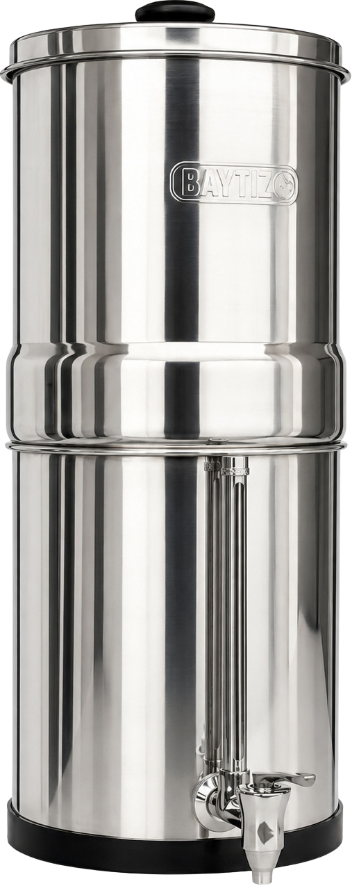 Filtre à eau par gravité Baytiz en inox