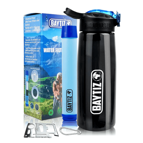 Gourde Filtrante Noire